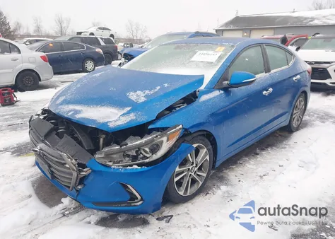 2017 Hyundai Elantra Limited из США, поврежденный, VIN 5NPD84LF7HH129613